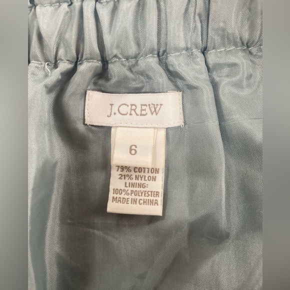 J. Crew pull on lace gray skirt sz 6 - Picture 5 of 9